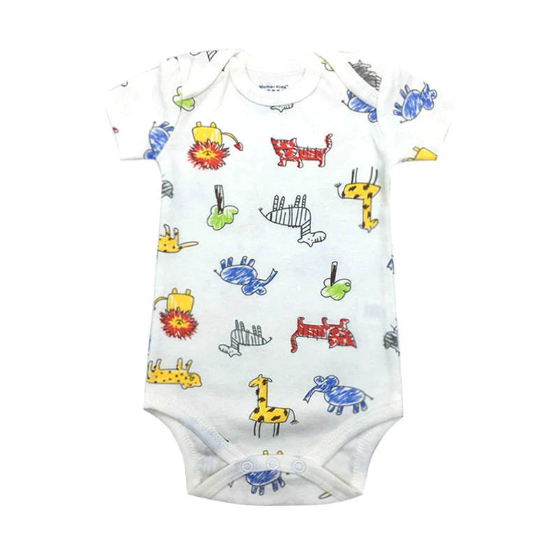 New Cotton Baby Short-sleeved One-piece Home Service