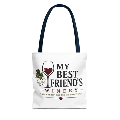 My Best Friend's Winery Tote Bag — Friendship Rooted in Wisconsin Wine Tote