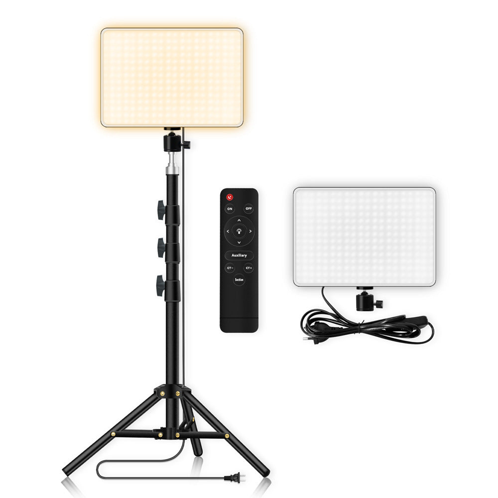 Compatible with Apple, Photography Fill Light Anchor Live Broadcast Camera Light Floor Desktop Portable Tripod