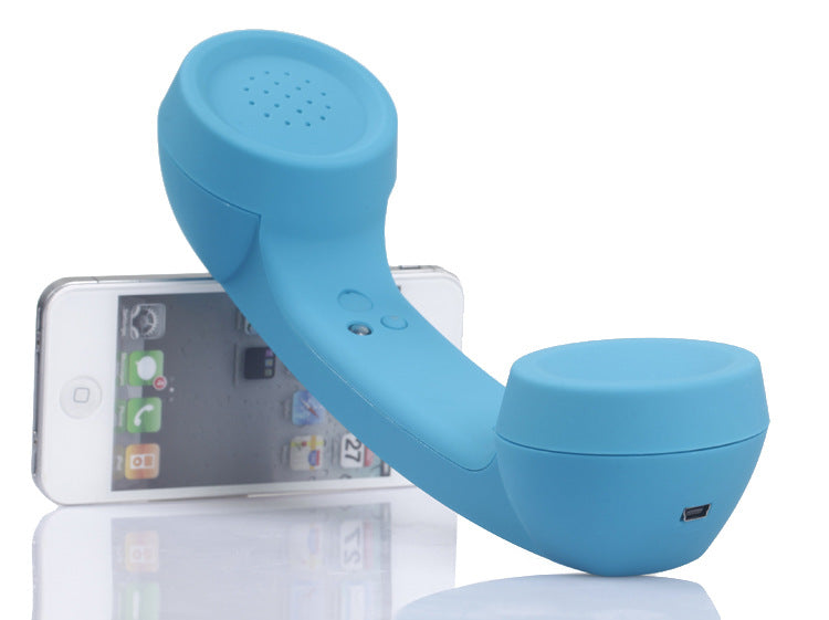 Bluetooth Wireless Connection Retro Microphone Phone Headset