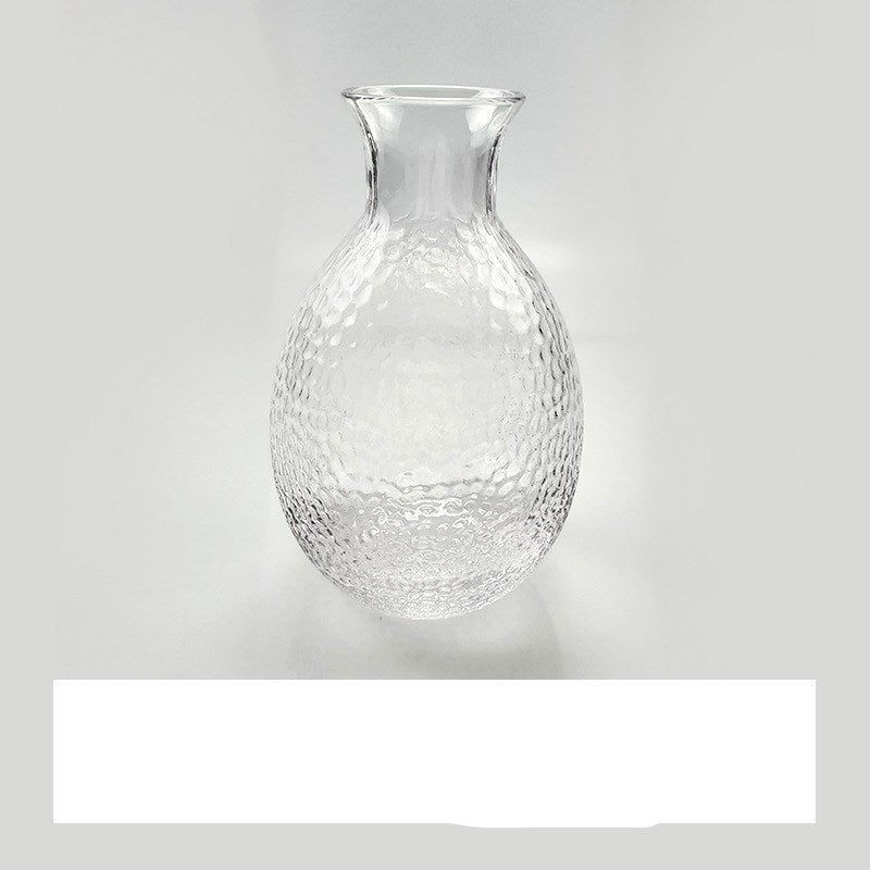 NEW Japanese Sake Pot Golden four Cups Edge Glass Set