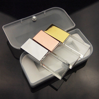 Crystal USB Flash Drive: Transparent Glass, Personalized and Creative