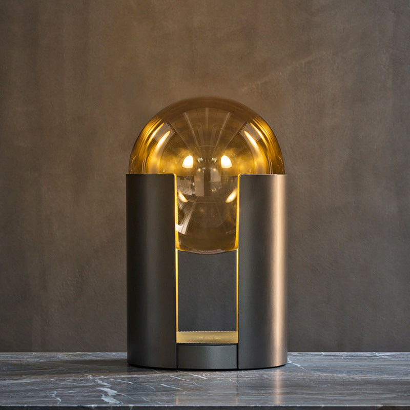 New unique Modern Glass lighting Led Table Lamp Bedroom Bedside