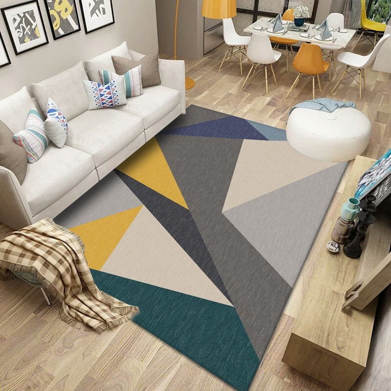 ins Style Simple Modern Nordic Sofa Living Room Carpet Bedroom Coffee Table Blanket Room Bedside Mats Can Be Customized