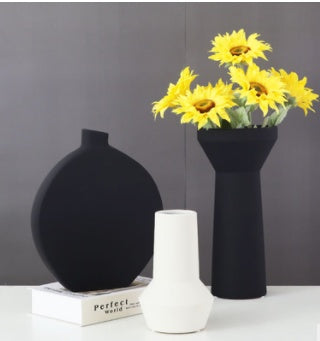 New Chinese White Ceramic Vase Home Model Room