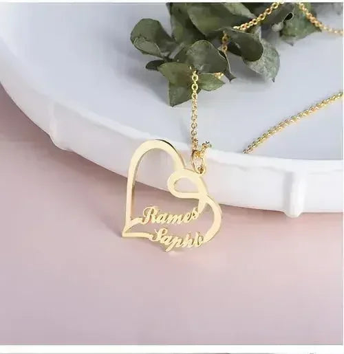 💖 Eternal Heart Necklace – 925 Silver Personalized Love Keepsake