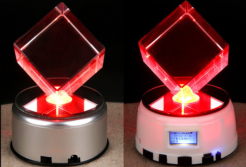 Customized Bluetooth Music Box with Crystal Ball and Photo - Perfect for birthday