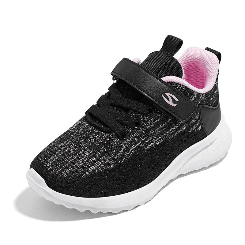 New Children'S Sports Shoes Flying Woven Boys Casual Breathable Shoes Girls