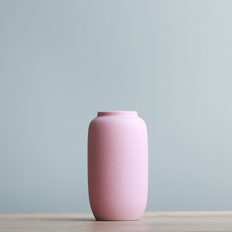 Creative Dry Vase Nordic Decoration Living Room Flower Arrangement Ceramic Small Vase Simple Modern Small Home Decoration
