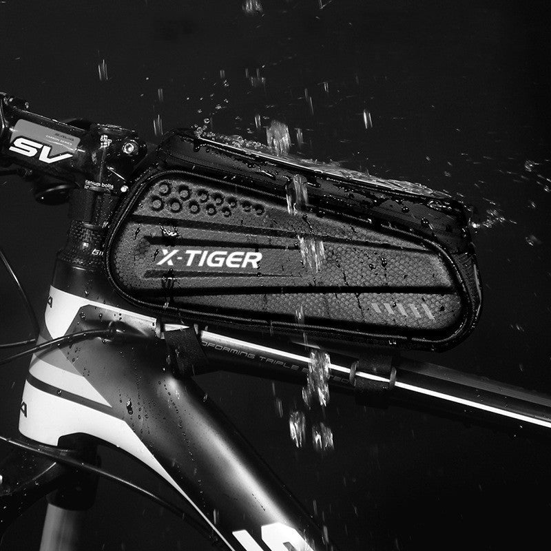 Bicycle Hard Shell Storage Package for Mountain Bike Tubes and Accessories