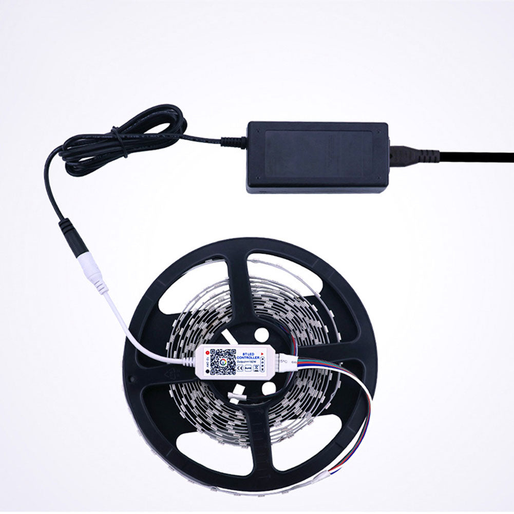Color Changing Bluetooth Music Controller Light Strip for Ambient Lighting and Sound Sync