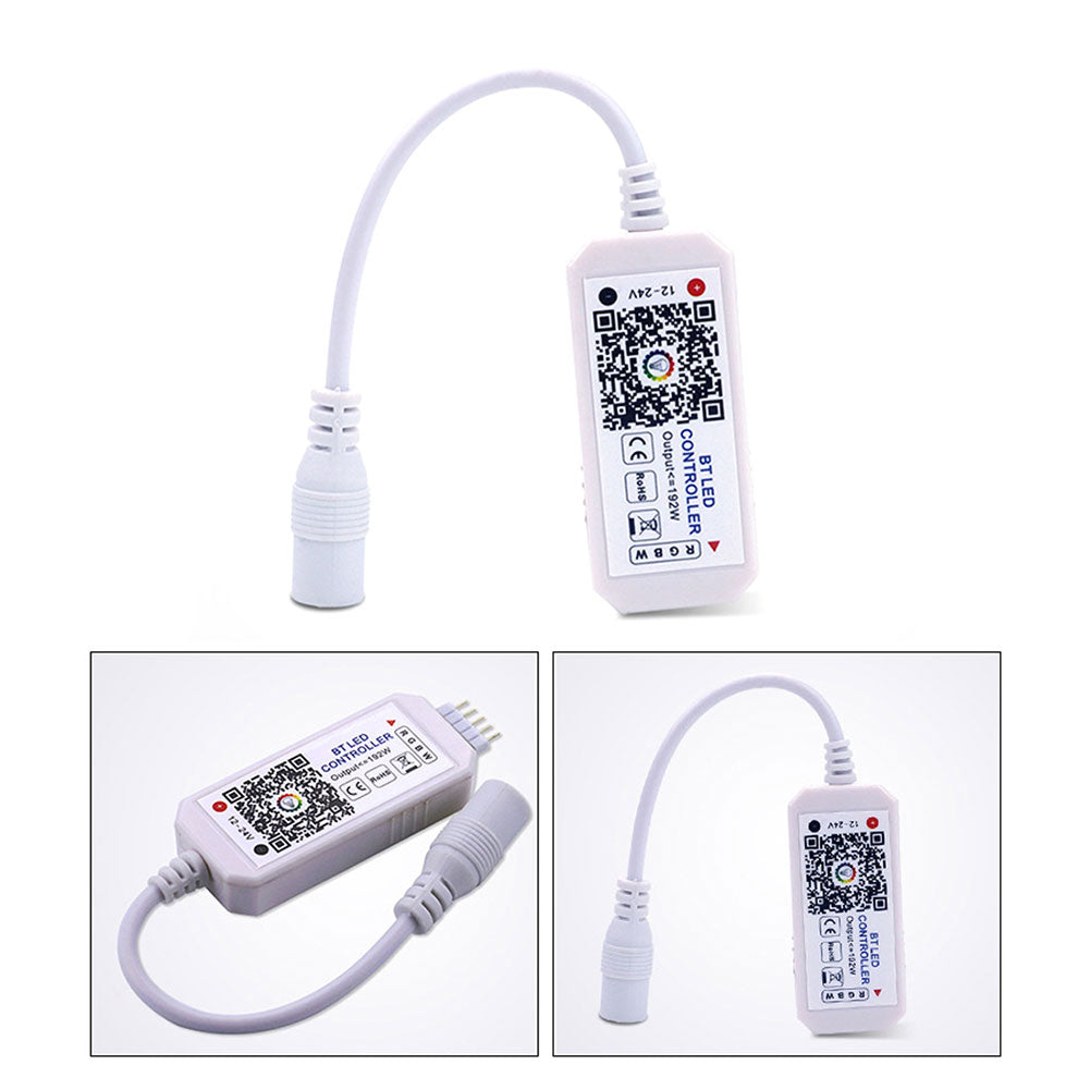 Color Changing Bluetooth Music Controller Light Strip for Ambient Lighting and Sound Sync