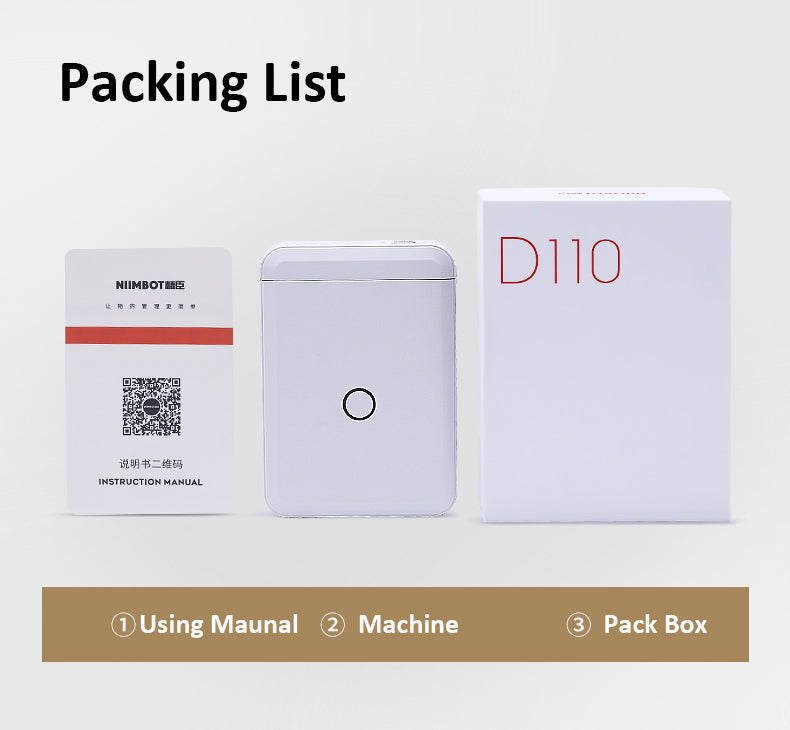 Portable Bluetooth Label Printer for Home