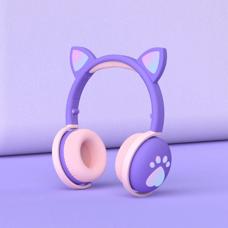Luminous Cool Cat Ear Bluetooth Headset