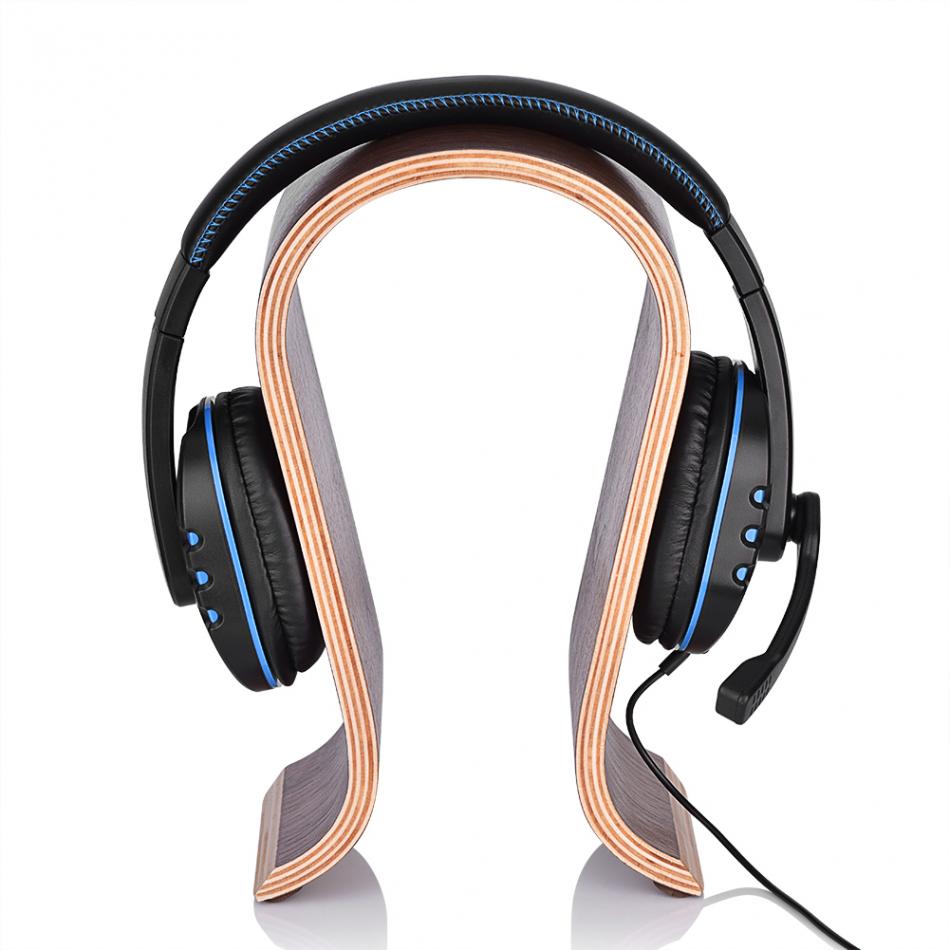 Bluetooth Wooden Earphone Holder Headset Earphone Holder