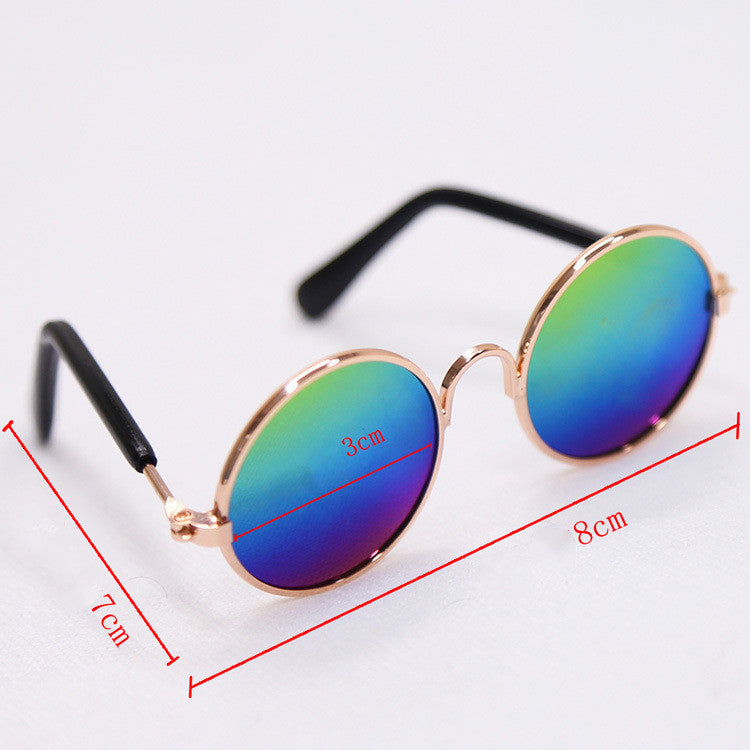 Trendy Vintage Round Pet Glasses
