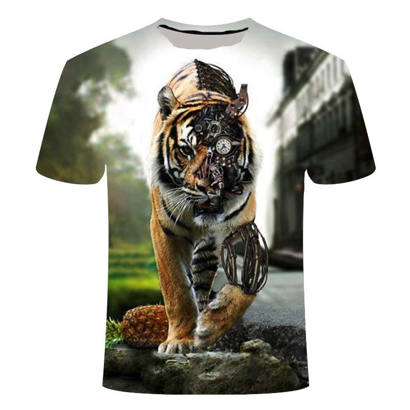 Lion Anime 3d Printed T-shirt