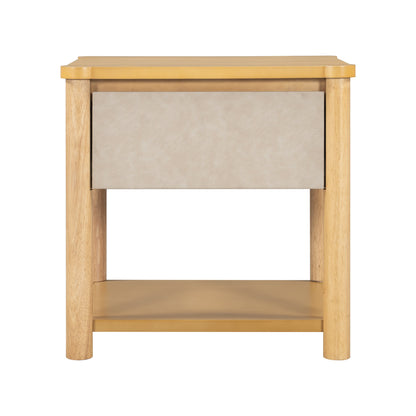 Wood Nightstand Set of 2