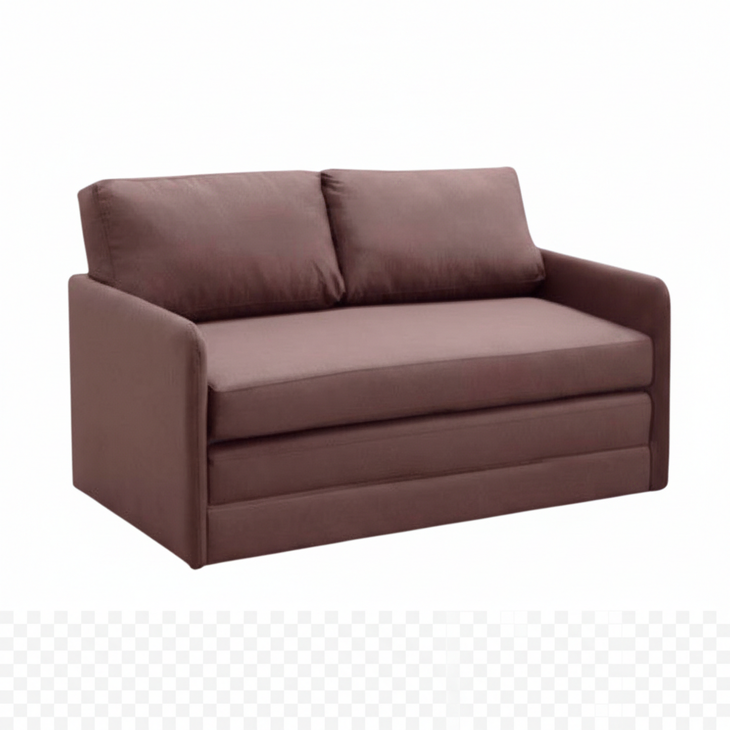 Container Furniture Direct Kathy Collection Modern Contemporary Fabric Upholstered Livingroom Loveseat Sleeper