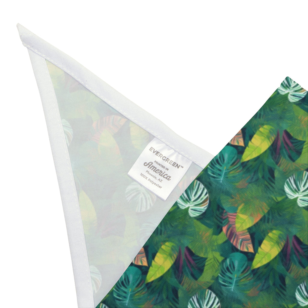 Emerald Canopy Pattern of Tropical Leaves - Pet Bandana Pet Zen