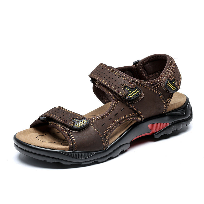 Casual summer sandals men's shoes plus size