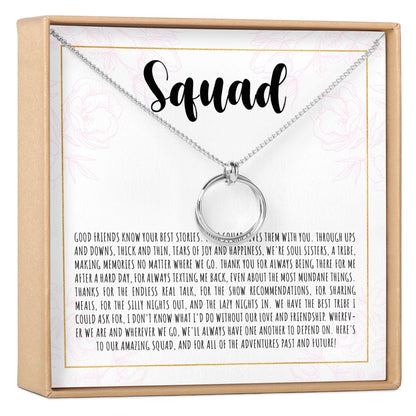 Squad Necklace, Multiple Styles