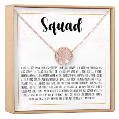 Squad Necklace, Multiple Styles
