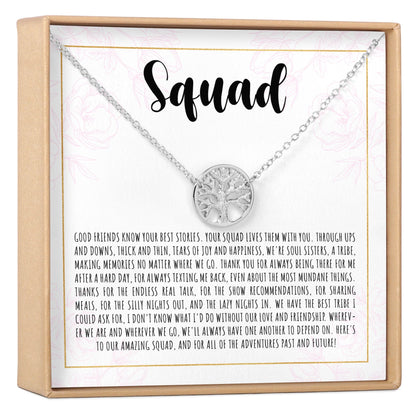 Squad Necklace, Multiple Styles