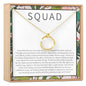 Squad Necklace, Multiple Styles