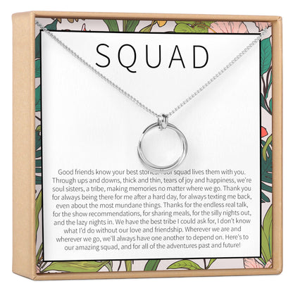 Squad Necklace, Multiple Styles