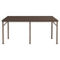 10'x16' Hardtop Lean-To Gazebo with Gutters