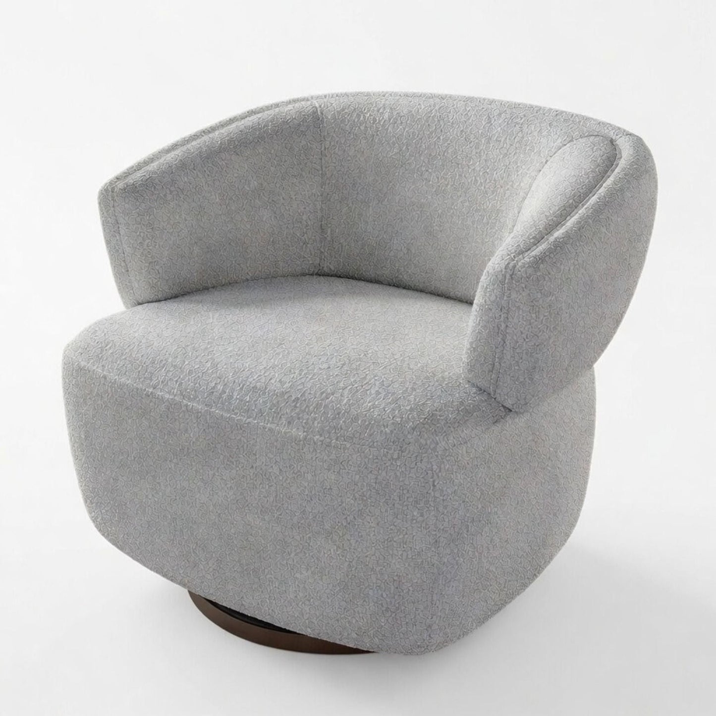 Swivel Barrel Accent Oversized Club Chair