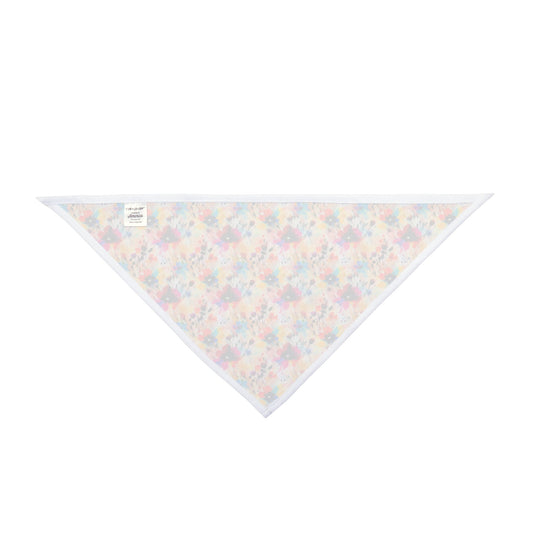 Wildflower Confetti in Watercolor Bloom - Pet Bandana Pet Zen