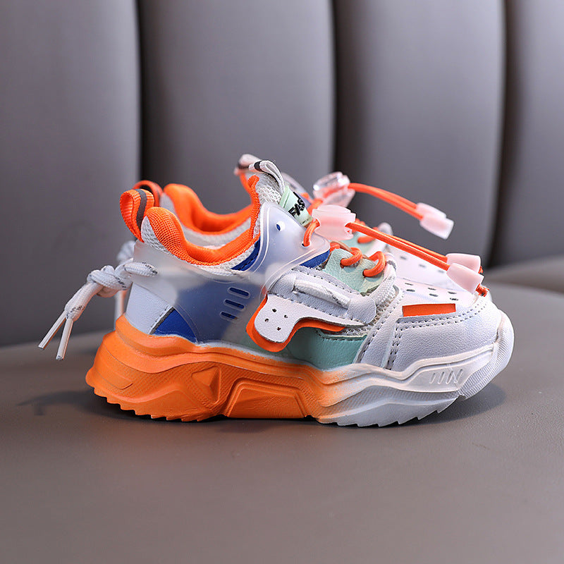 Boys' and Girls' Sports Shoes Non Slip Breathable Children's Running Shoes