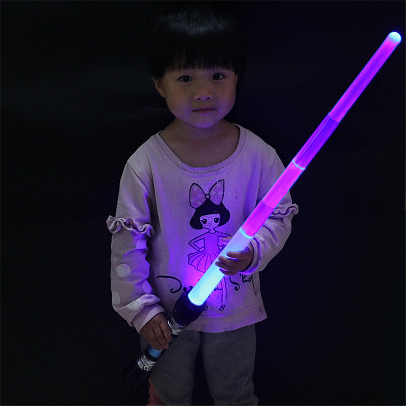 Retractable laser sword