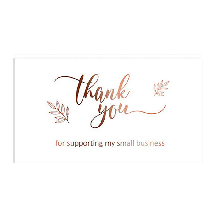English Holiday Thank You Simple And DIY Creative Greeting Card