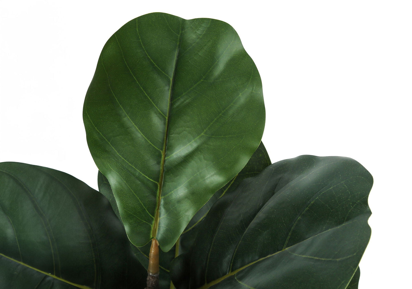 49" Tall Artificial Plant Fiddle Tree with Real Touch Leaves