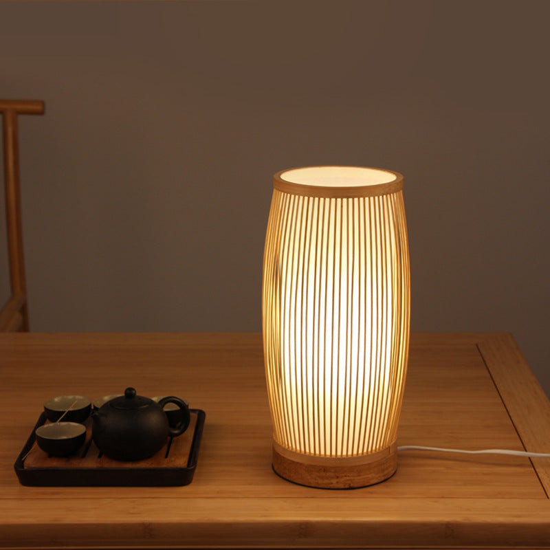 NEW BEAUTIFUL AUTHENTIC Bamboo bedside table lamp
