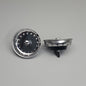 KEENEY 2 PK Strainer Baskets Fixed Post Stainless Steel Finish 3.5" K22022 (New)