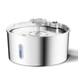 7L Stainless Steel Pet Water Dispenser Automatic Heating Dogs And Cats Water Feeder