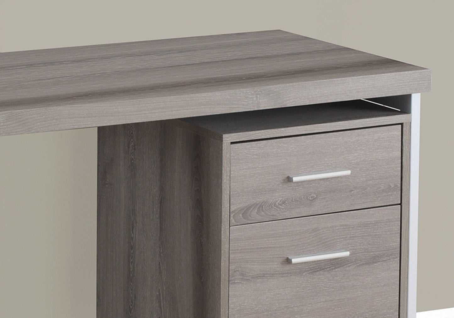 Computer Desk For Home Office, Left or Right Setup, With Storage Drawers