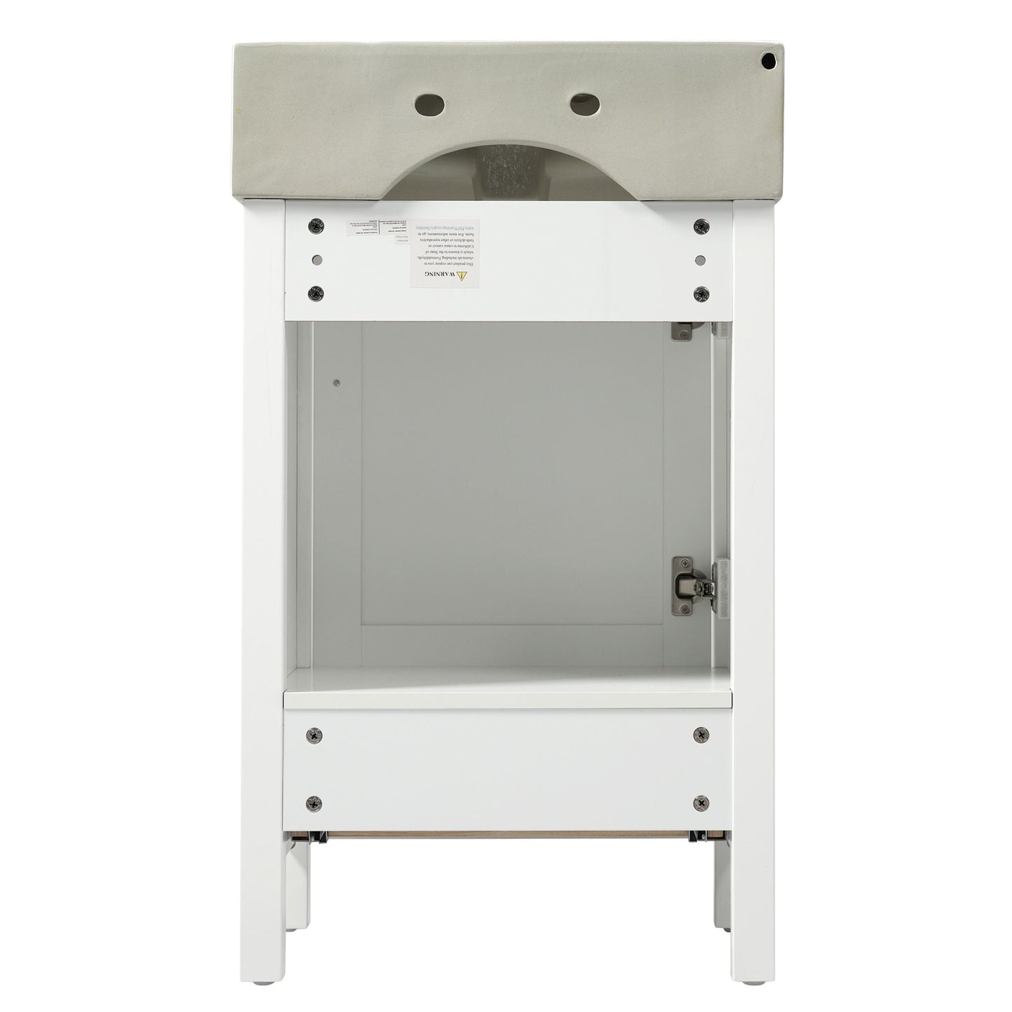 Bathroom Vanity With Sink, Frame And Drawer