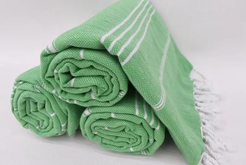 Turkish Towel - 100% Natural Premium Quality - Monaco Green