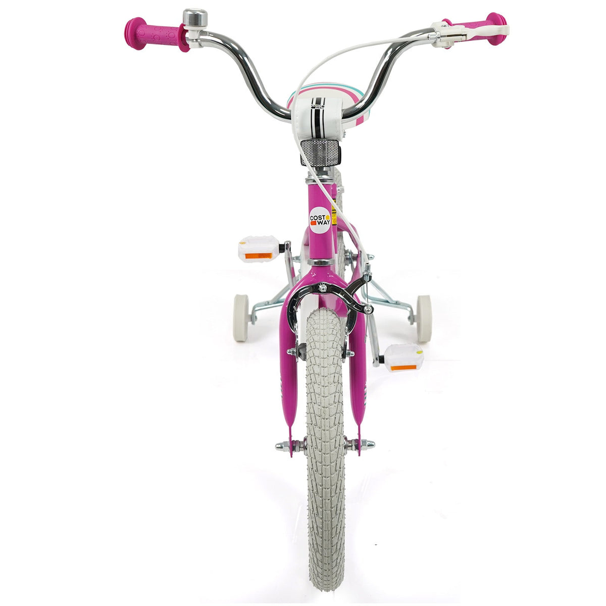 Kids Bike 12-18 Inch with Training Wheels - Pink