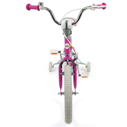Kids Bike 12-18 Inch with Training Wheels - Pink