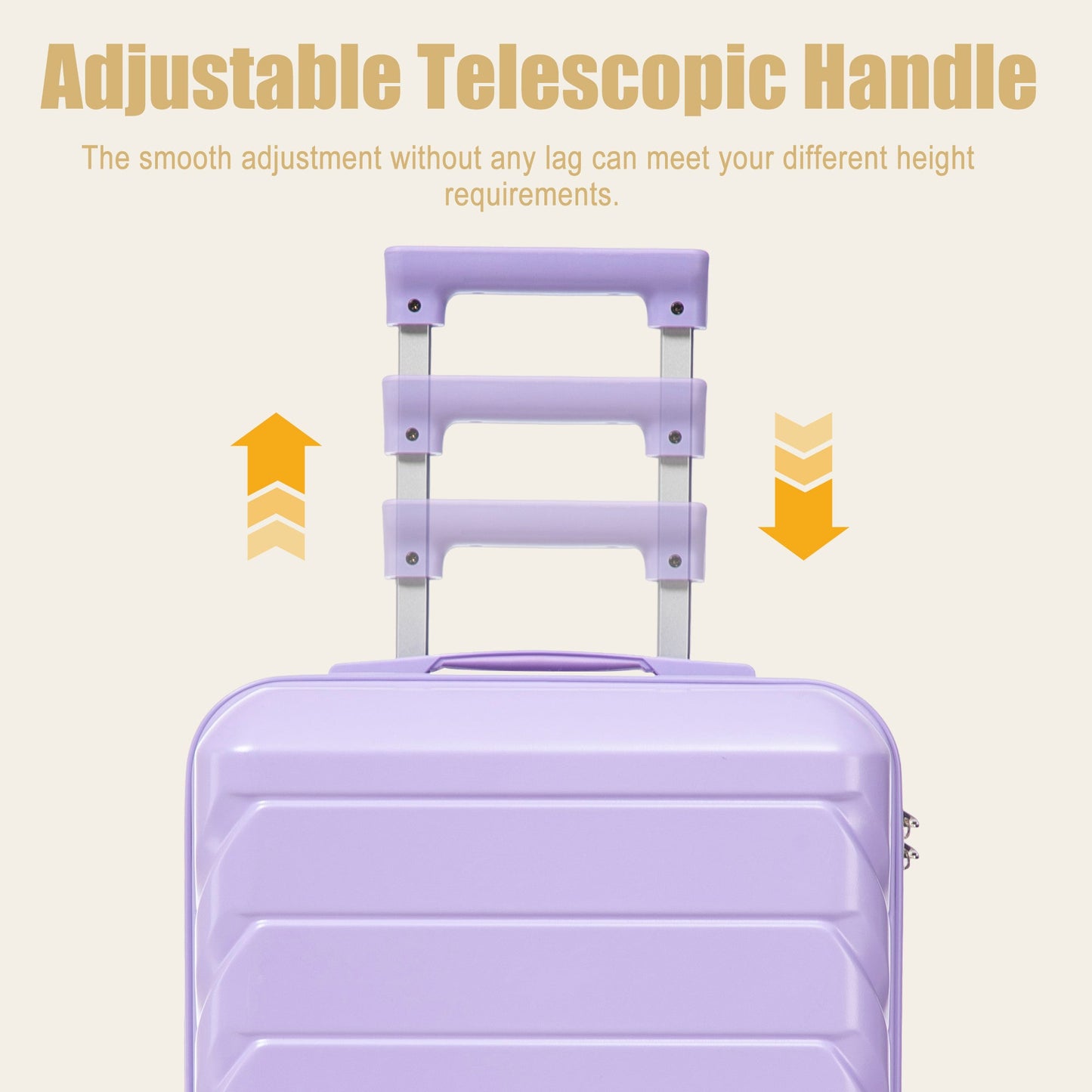 20 Inch ABS Hard Shell Travel Checked Luggage