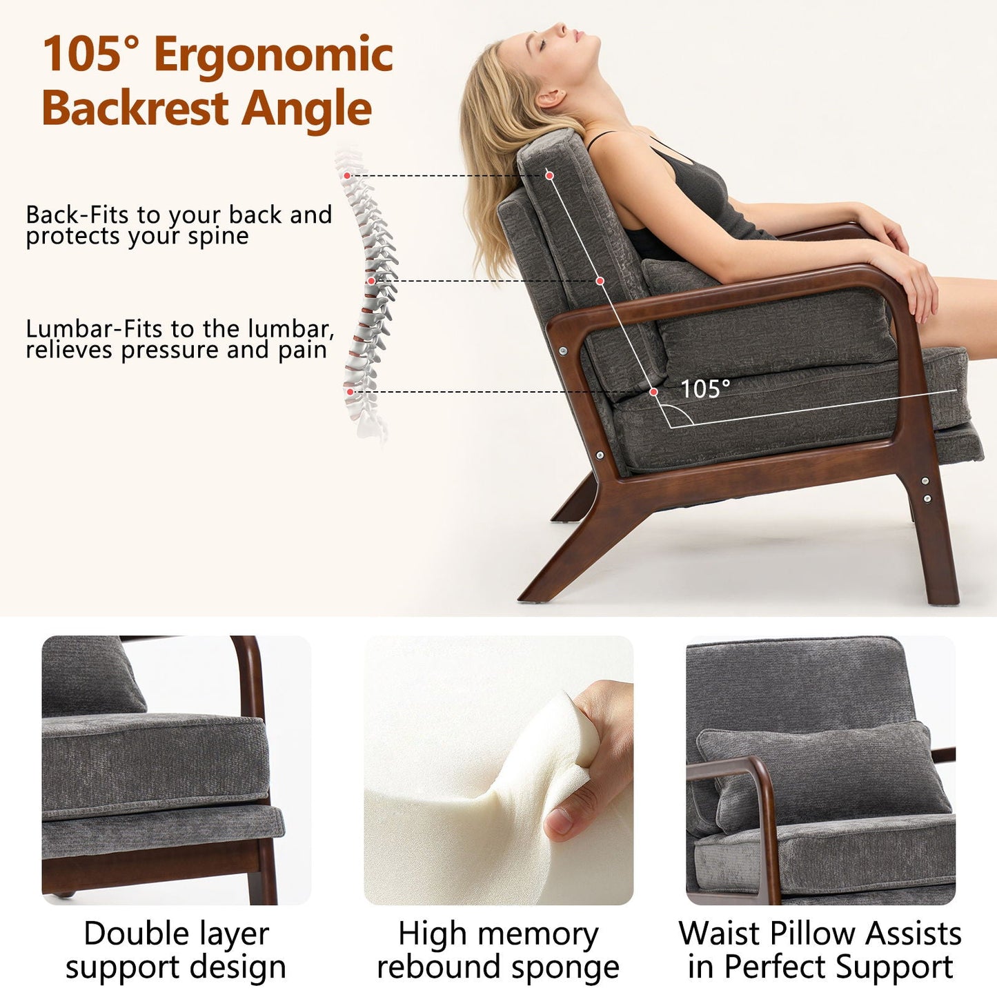 Upholstered Living Room Chair