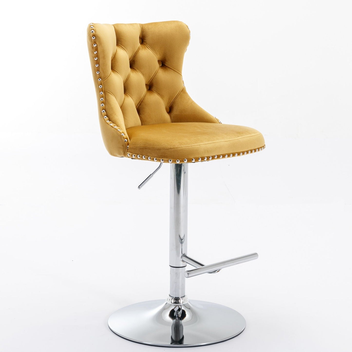 Swivel Adjustable Height Barstools Set of 2