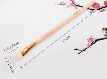 Painting Pen Soft Wool Brush for Watercolor & Oil Tracing on Ceramic Surfaces