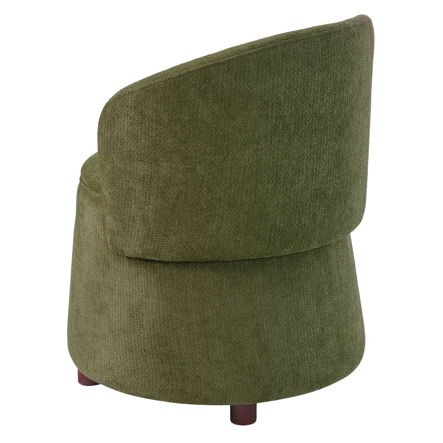 Green Pet Friendly Chair with Hidden Pet Nook and Convertible Stool